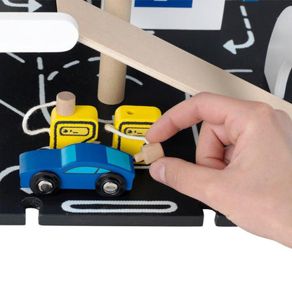 Theo Klein Michelin Car Service Station Kids Toy with 1 Car for Ages 3 and Up