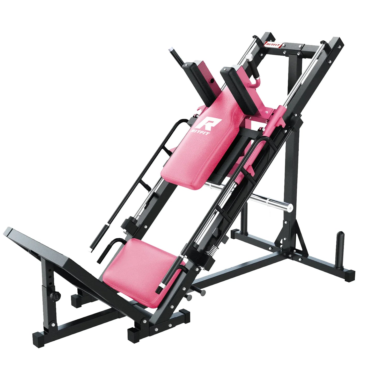 BLP01 45 Degree 3-In-1 Leg Press Hack Squat and Calf Raise Machine