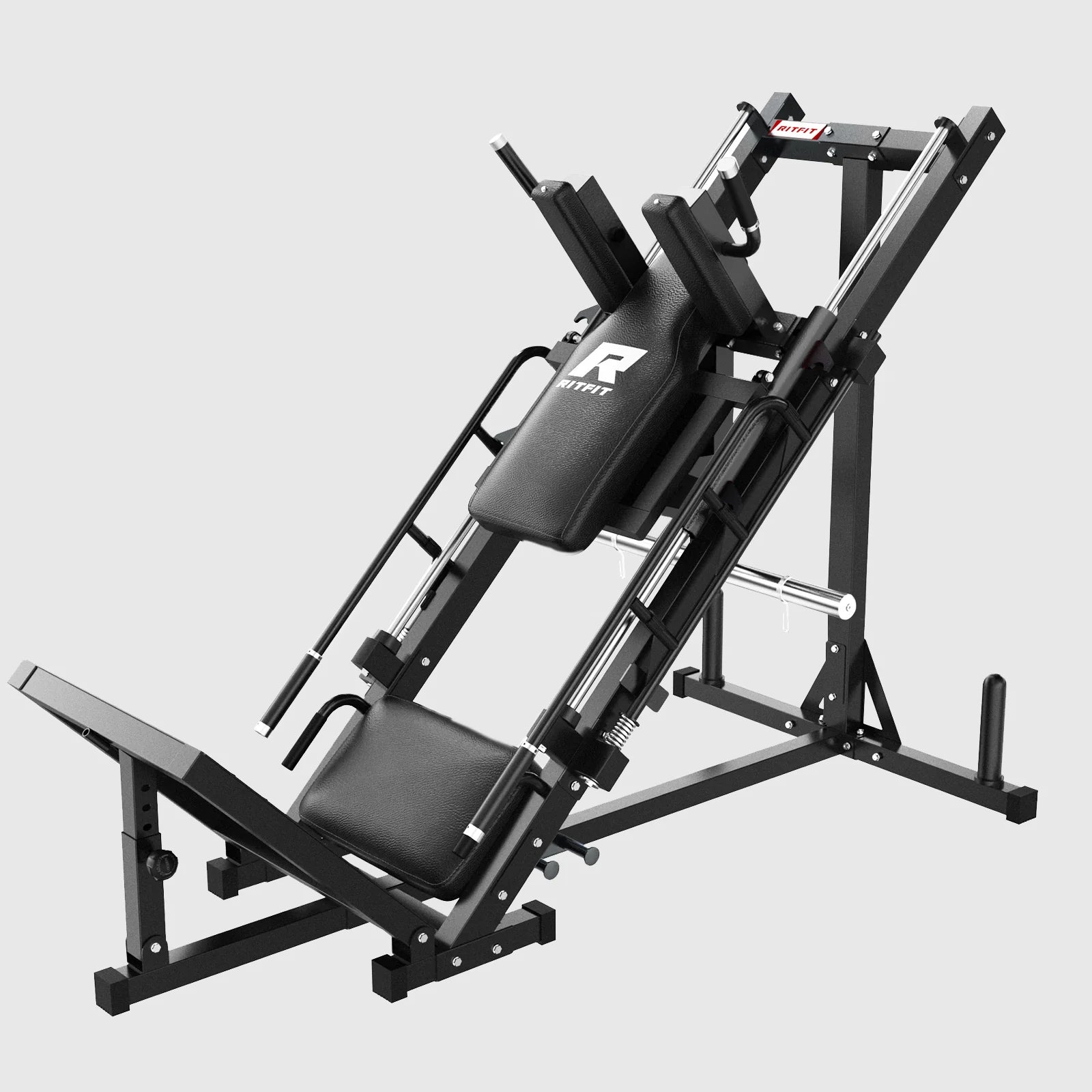 BLP01 45 Degree 3-In-1 Leg Press Hack Squat and Calf Raise Machine