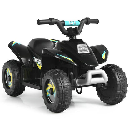 Costway-6V Kids Electric ATV 4 Wheels Ride-On Toy，Children'S Gifts for Christmas